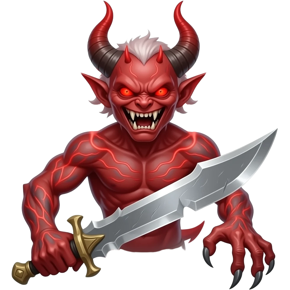 Red demon emoji