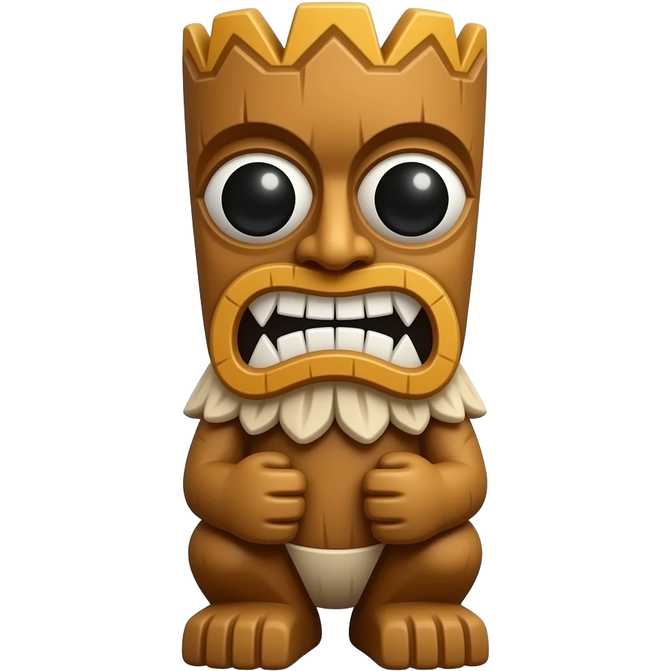 tiki statue emoji