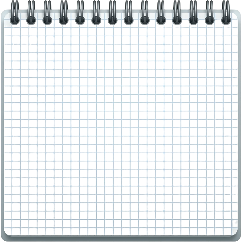 Grid notebook emoji