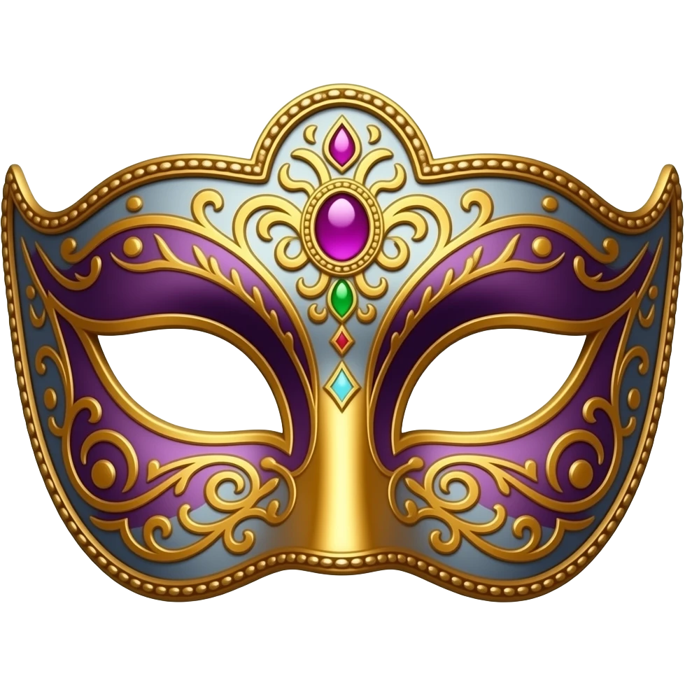 Mardi Gras mask emoji