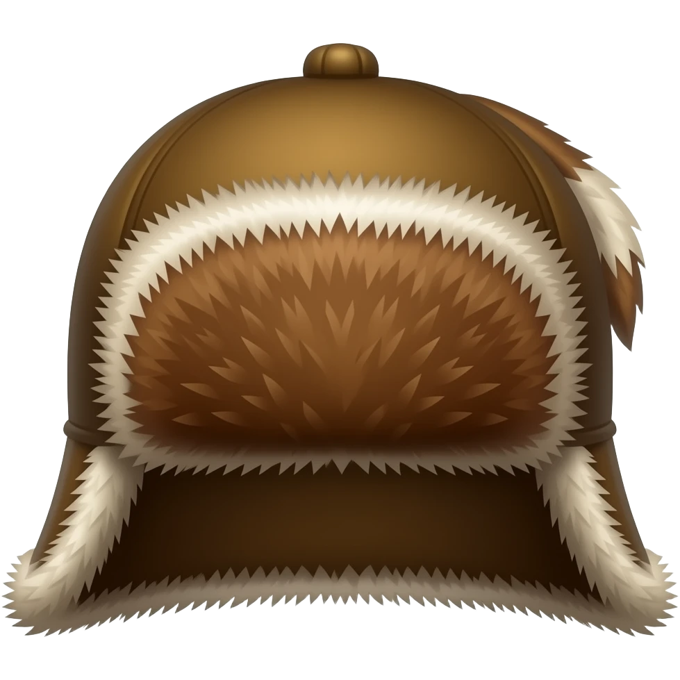 Coonskin cap emoji