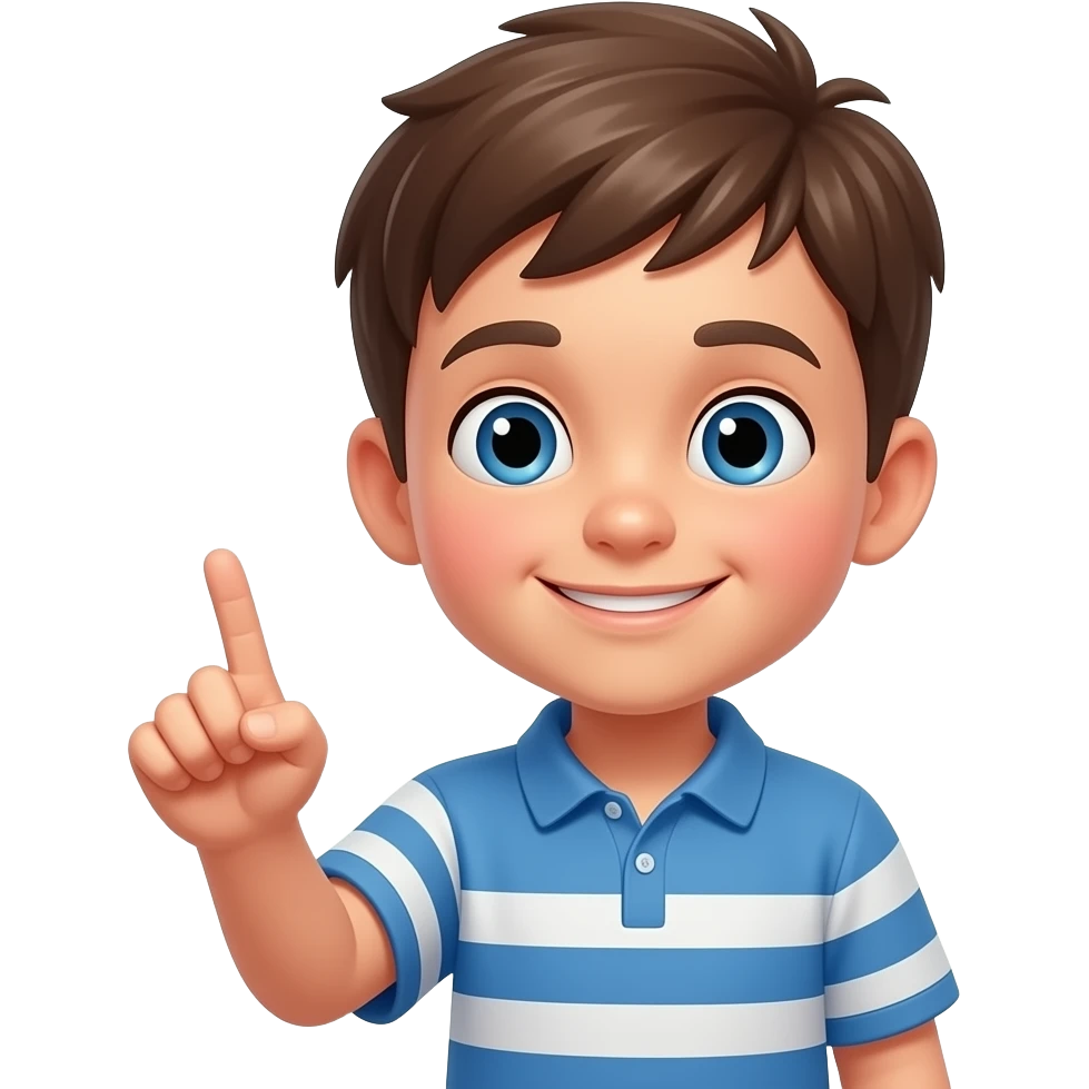 Boy face pointing 100 emoji