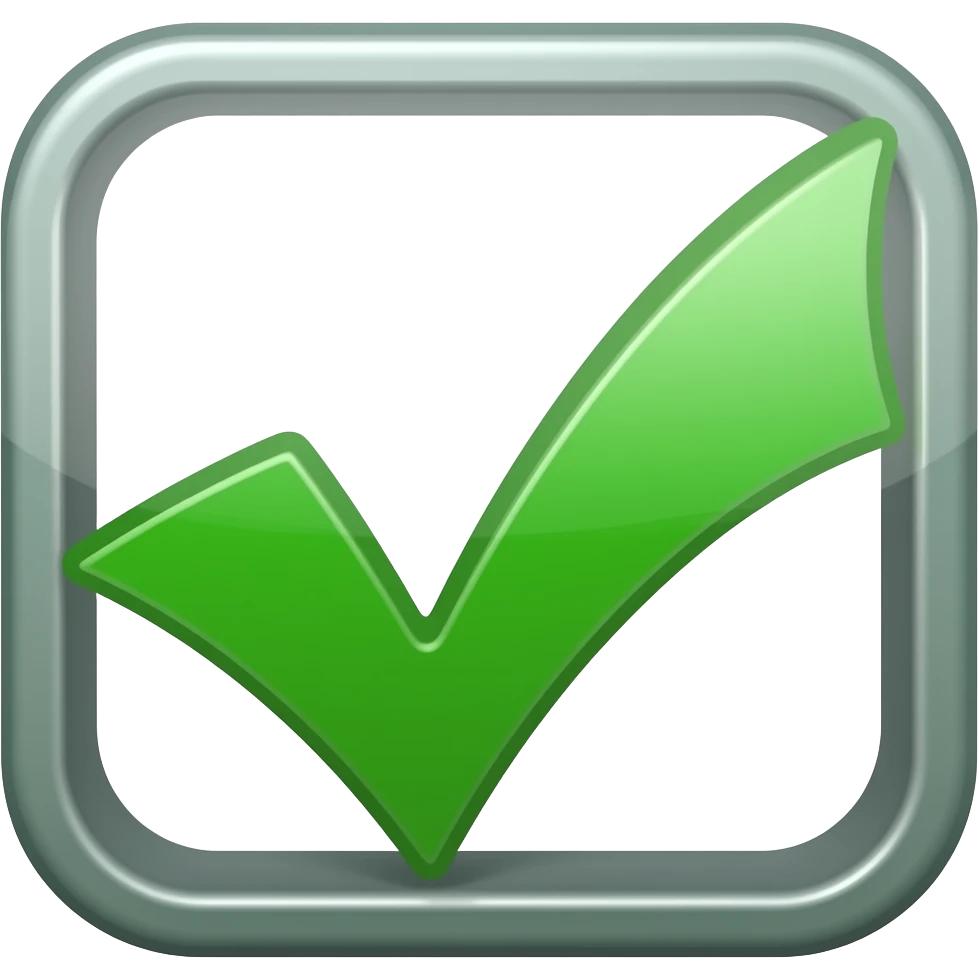 checkmark emoji