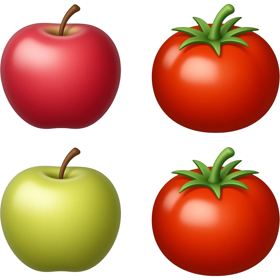 Яблоко помидор emoji
