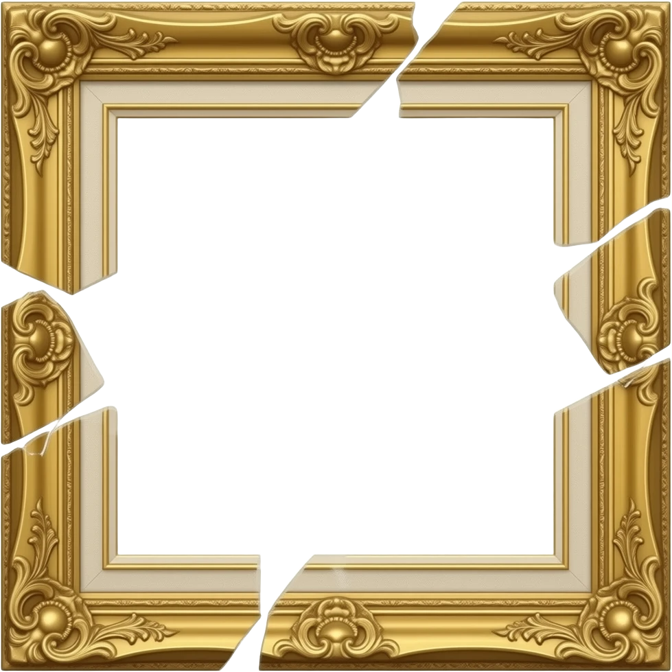 broken picture frame emoji