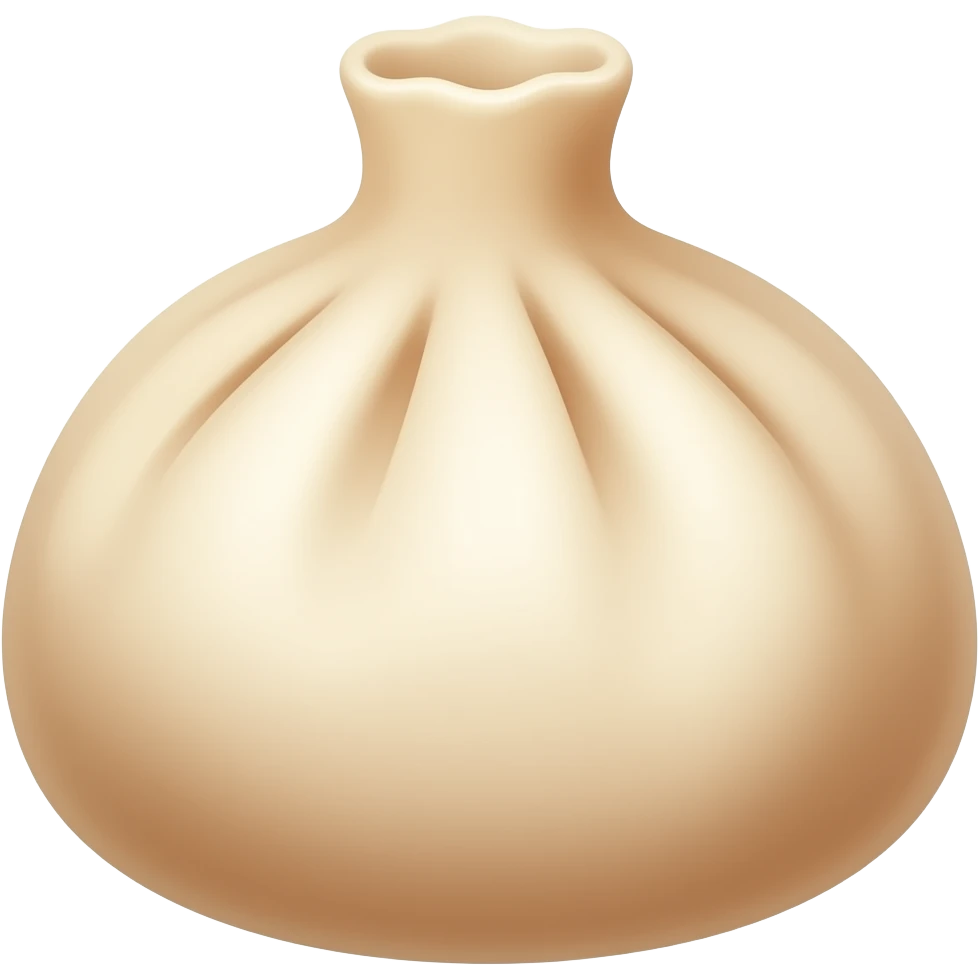 Squishy dumpling emoji