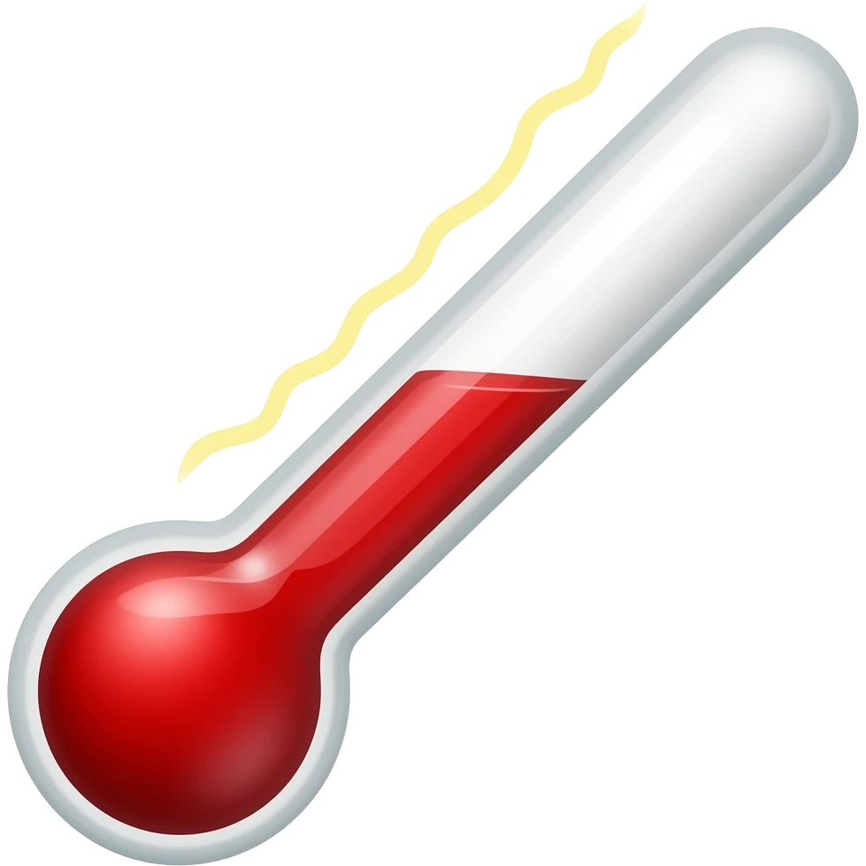 sick fever thermometer icon emoji