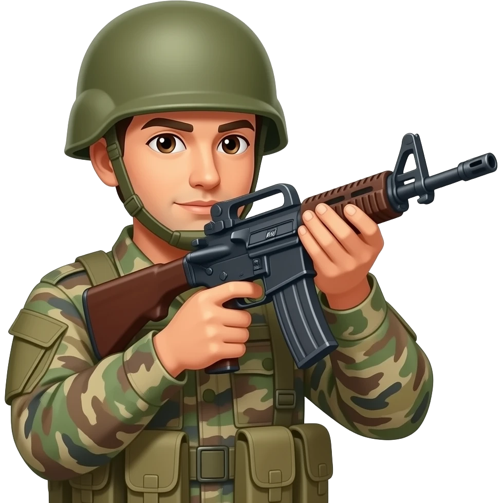 soldat qui tir emoji | AI Emoji Generator