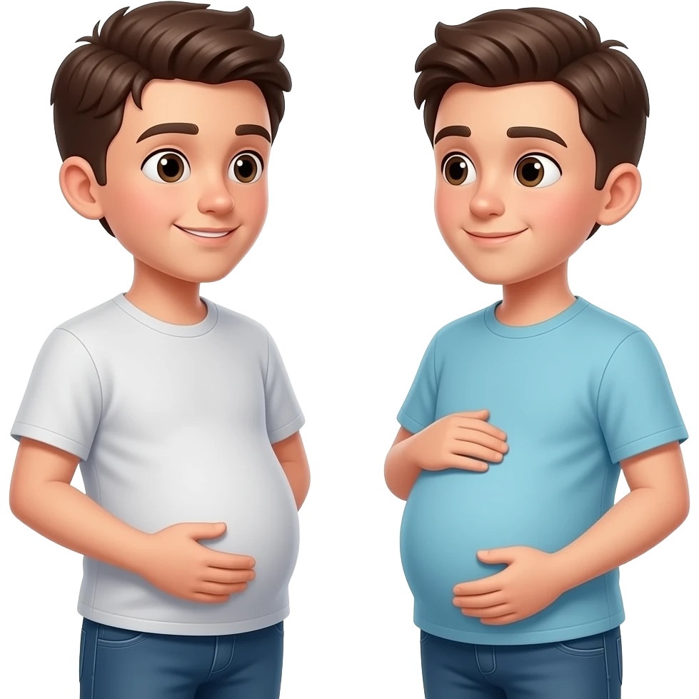 2 Chłopaki mają 16 lat są w ciąży i rozmawiają emoji