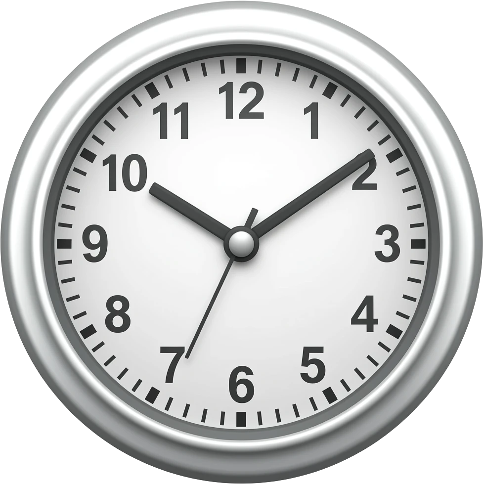 7 am clock emoji