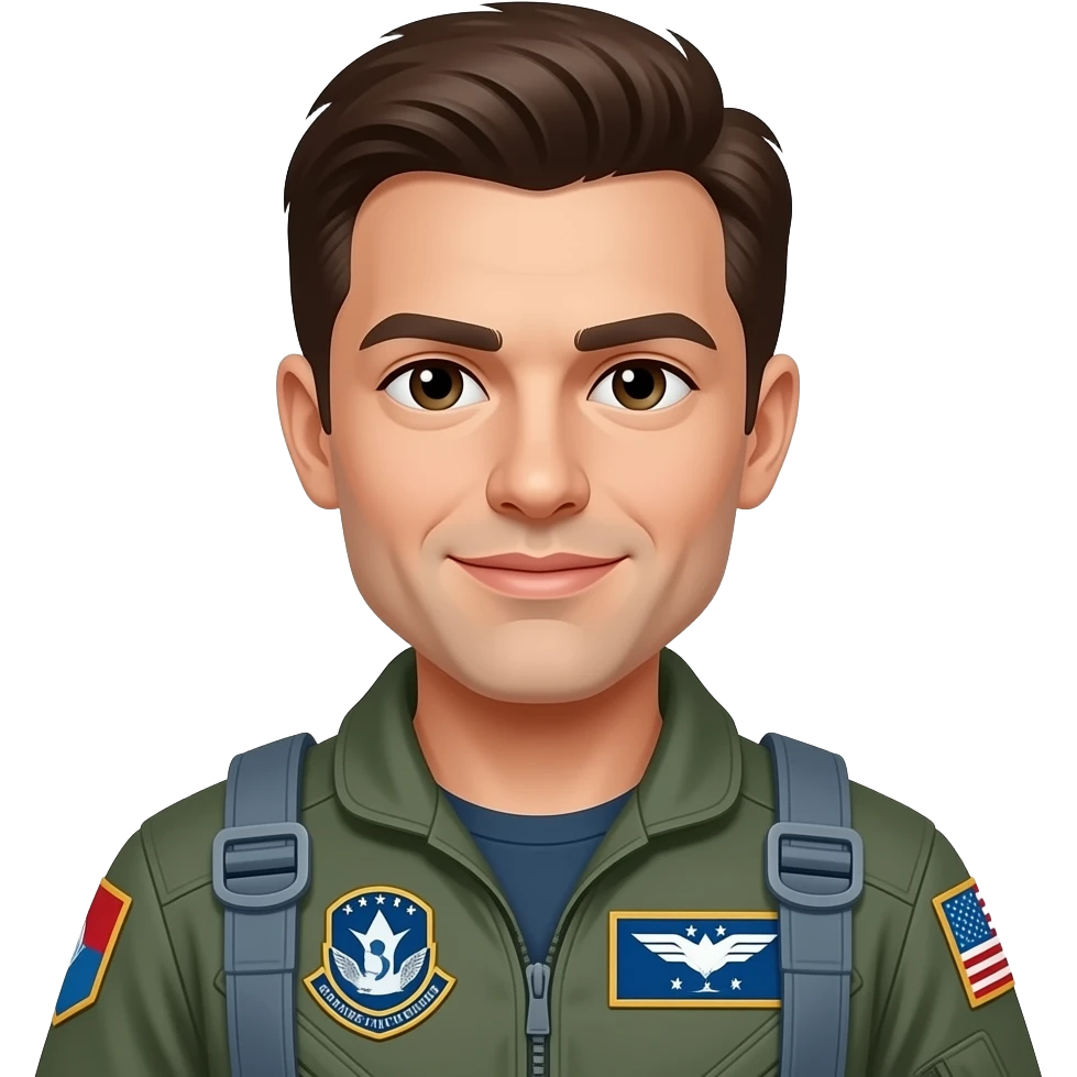 Top Gun pilot emoji