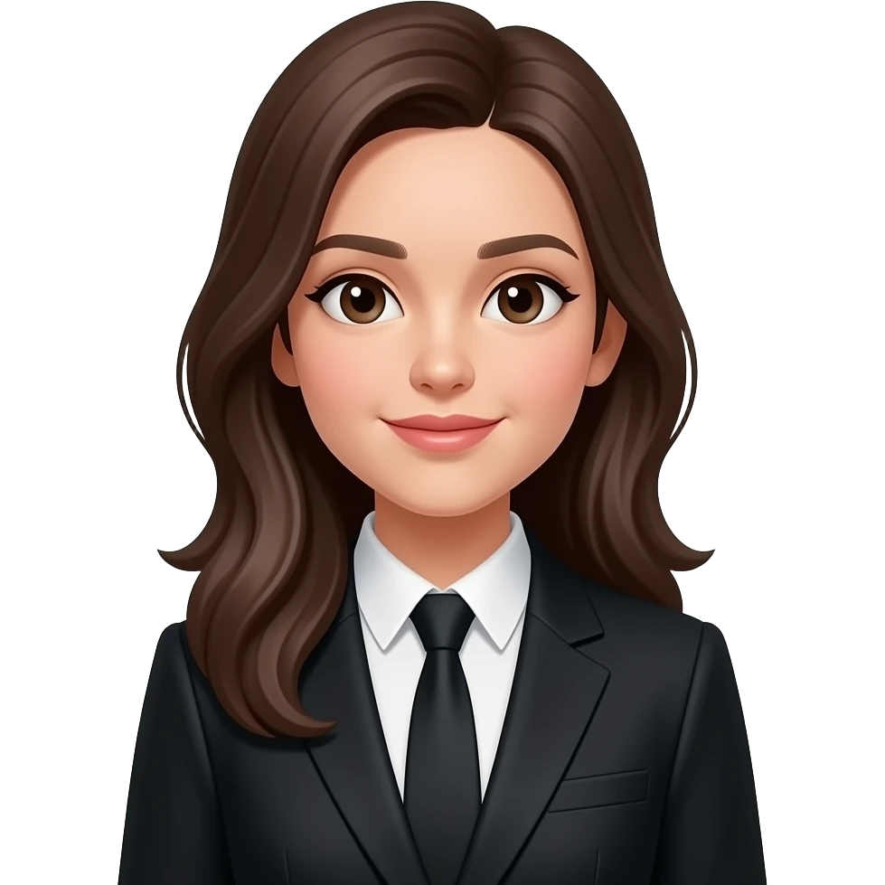 정장입은 소녀 emoji