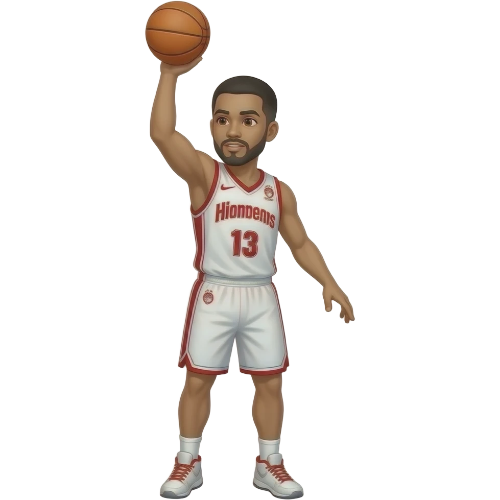 Olympiakos basketball peters 3 point shooting emoji