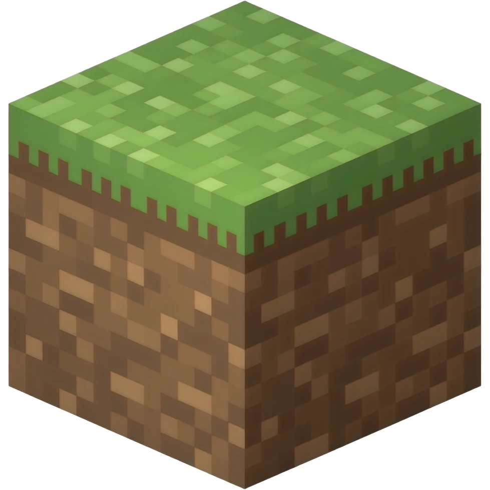 Minecraft dirt block emoji
