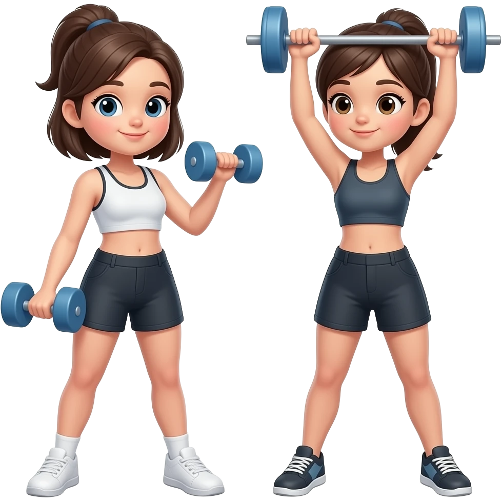 جيم بنات كيوت emoji