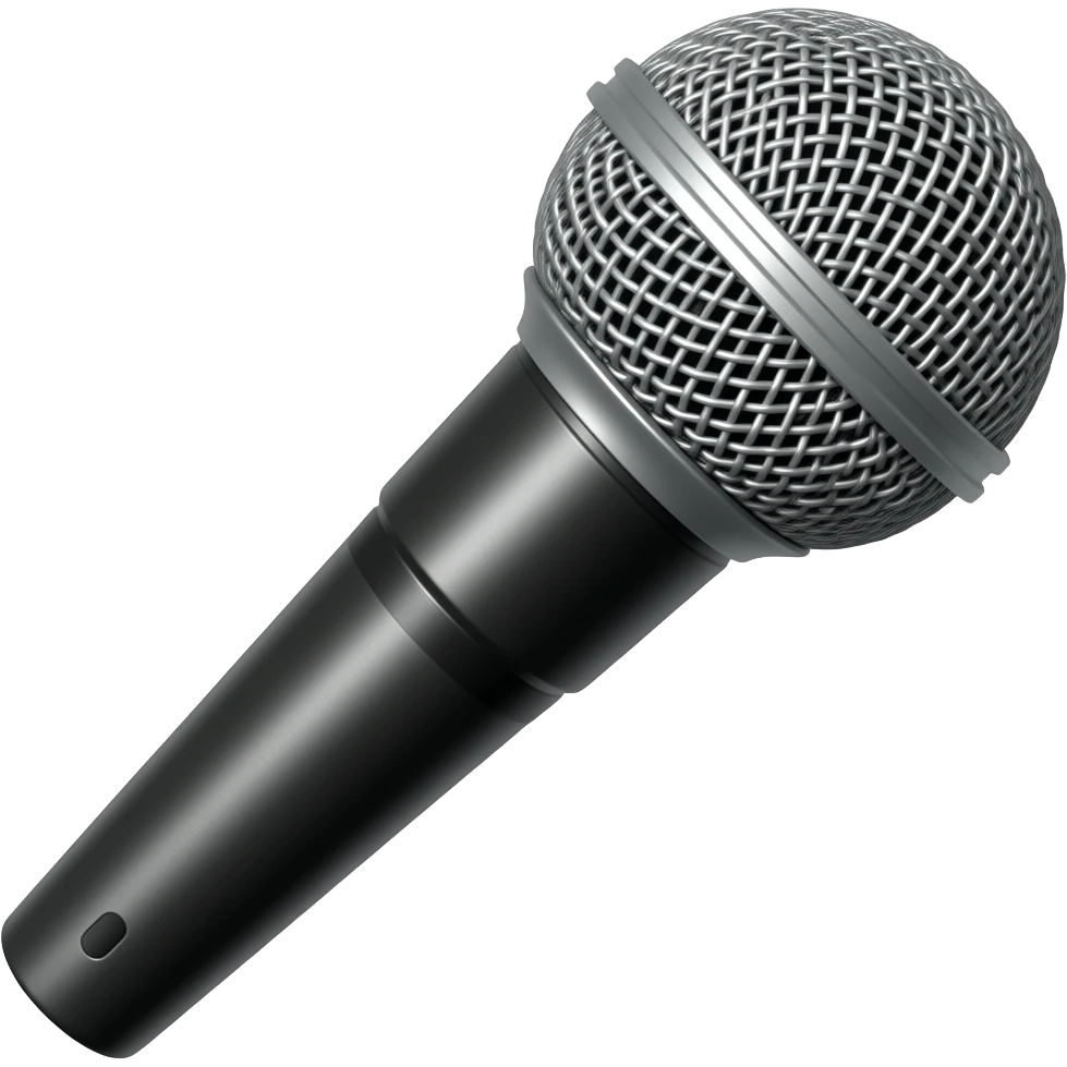 Microphone emoji