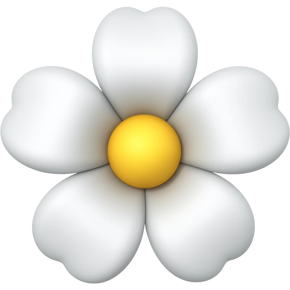 White flower emoji