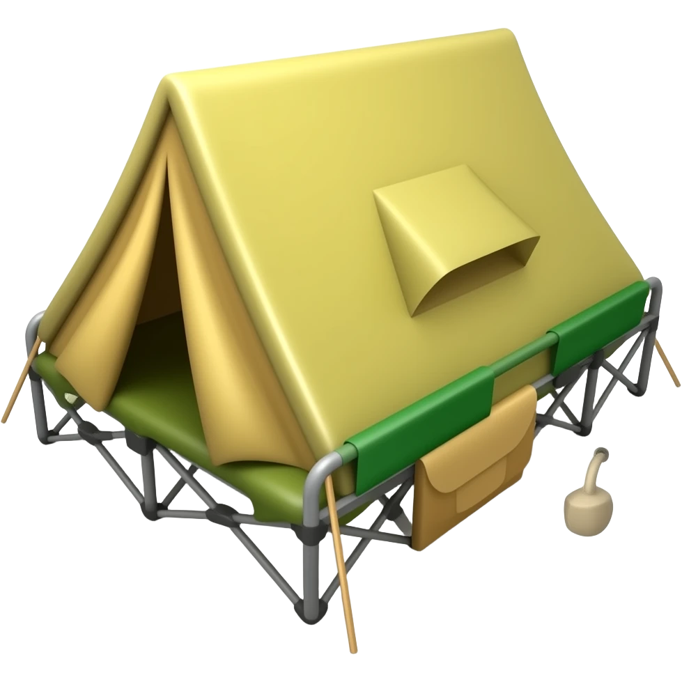 camping cot bed emoji
