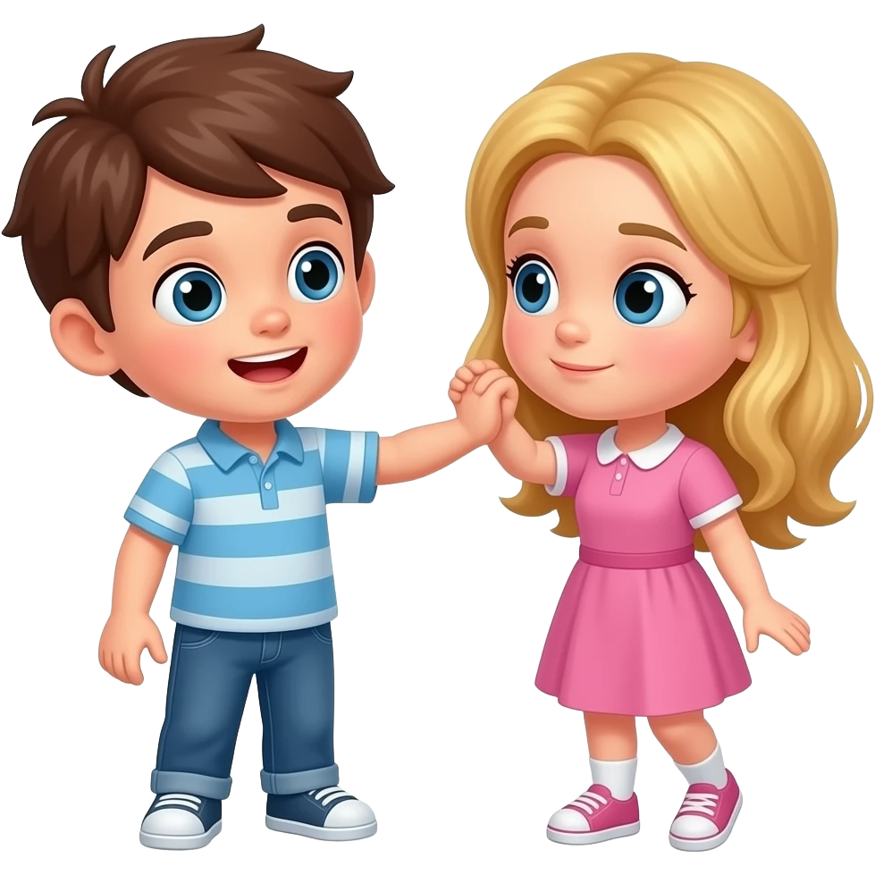 Boy slaped girl emoji