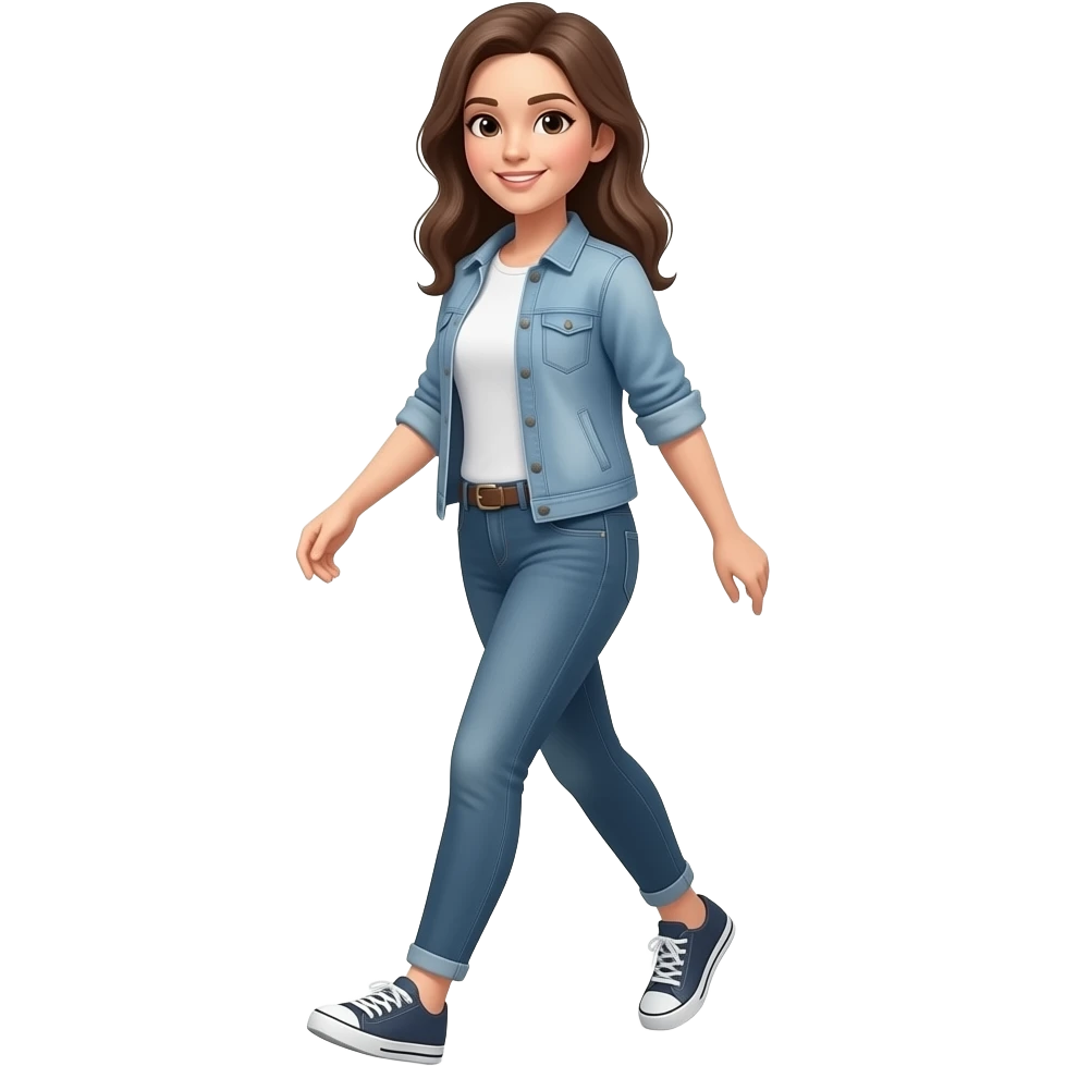 Female walking emoji