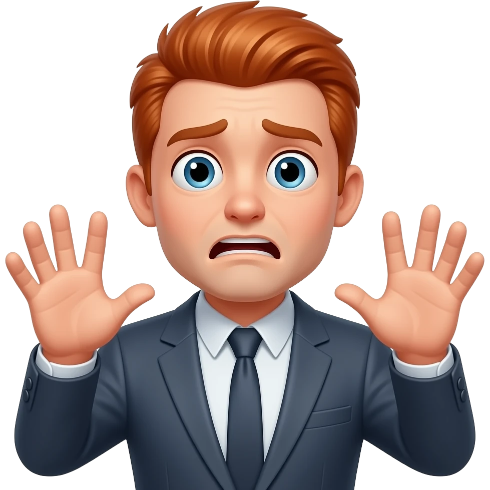 👨‍🦰🫷🫏😨 emoji