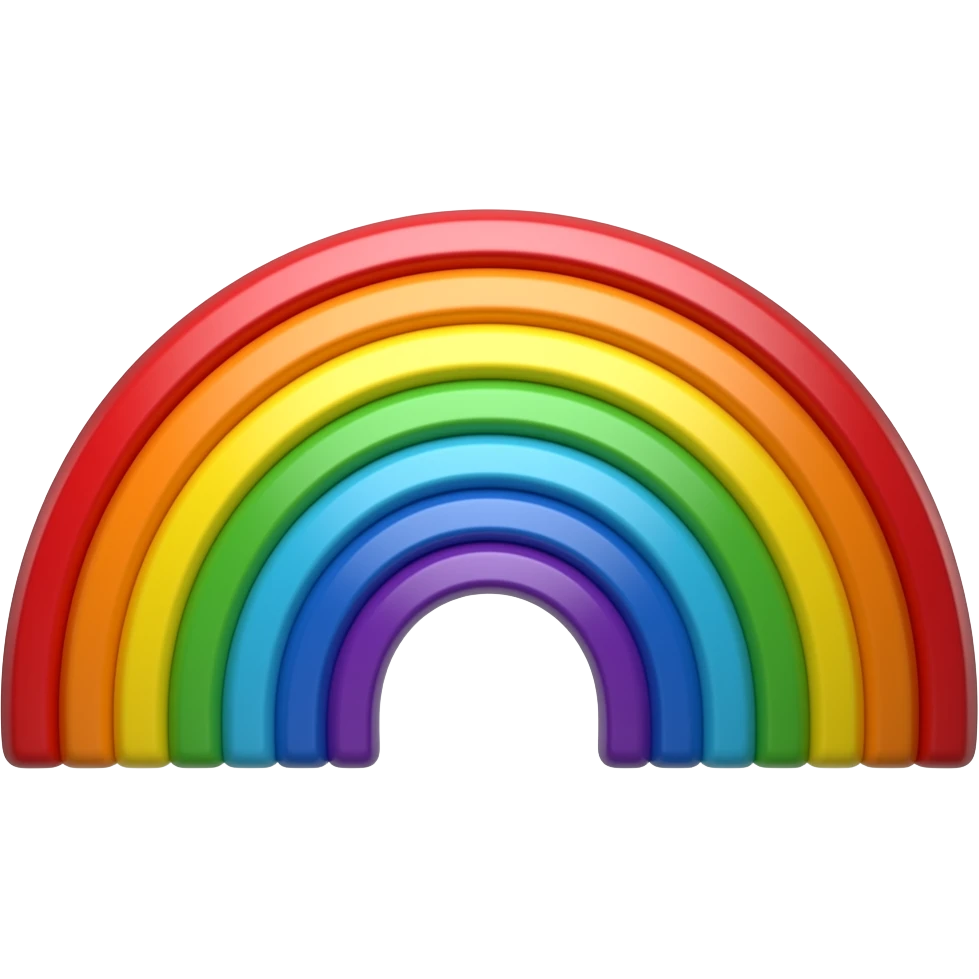 Rainbow emoji