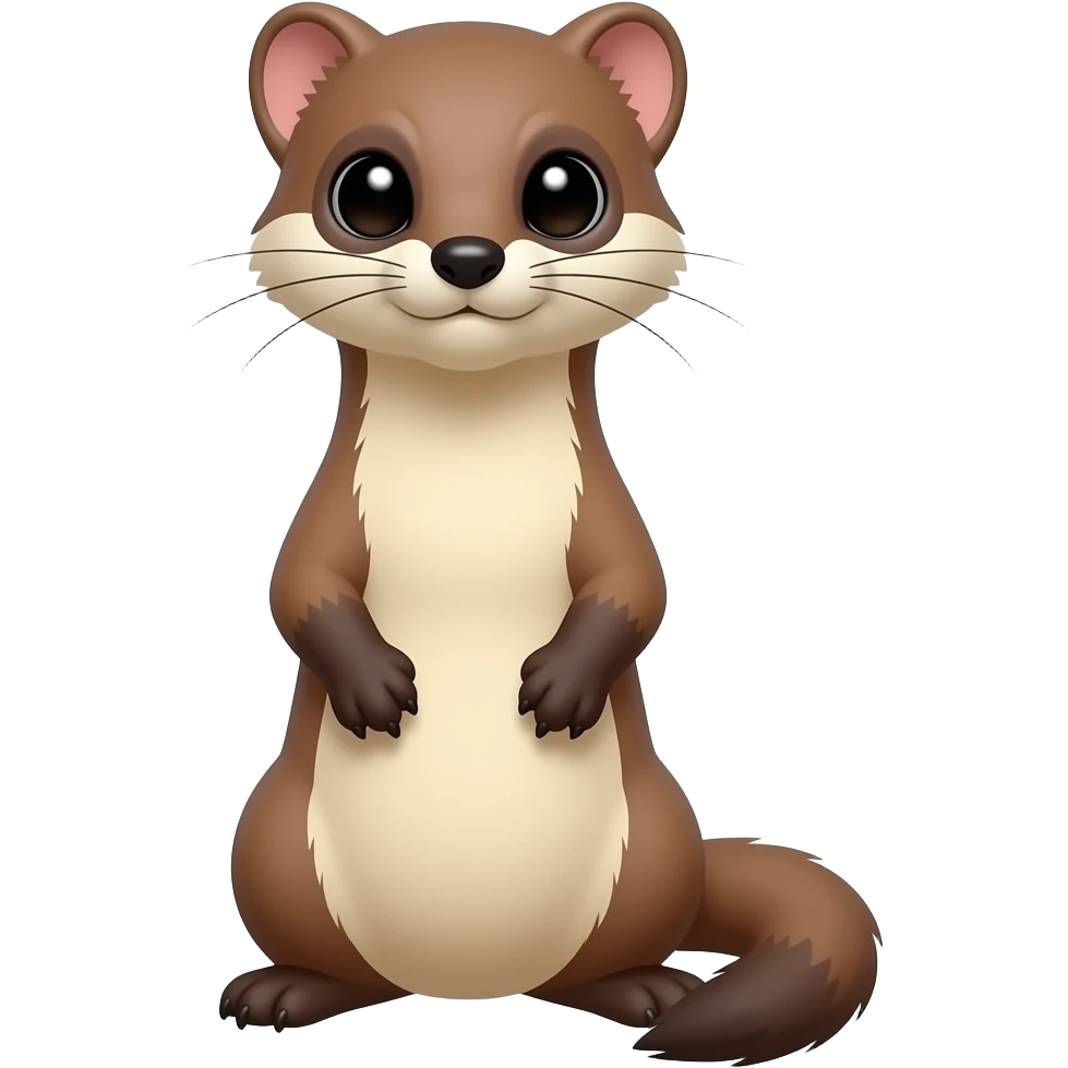 Cartoon Stoat emoji
