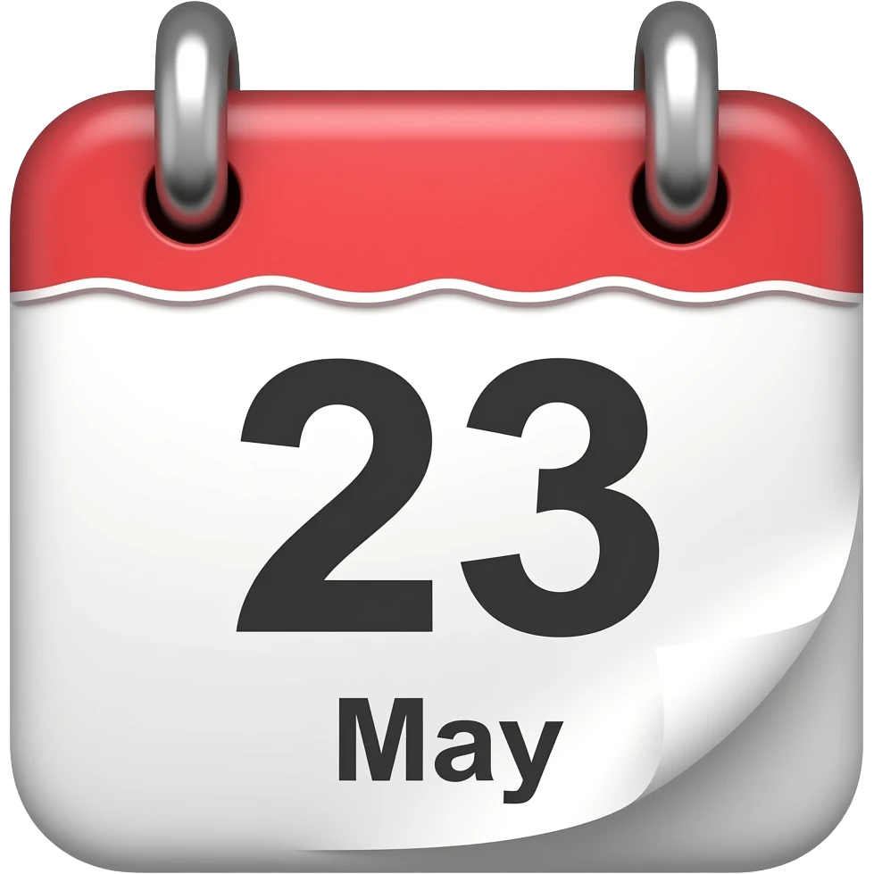 23 May emoji