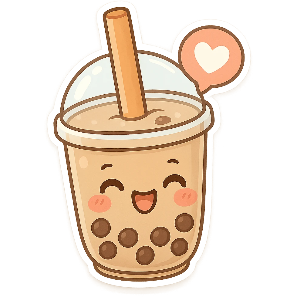 Bubble Tea Emote emoji