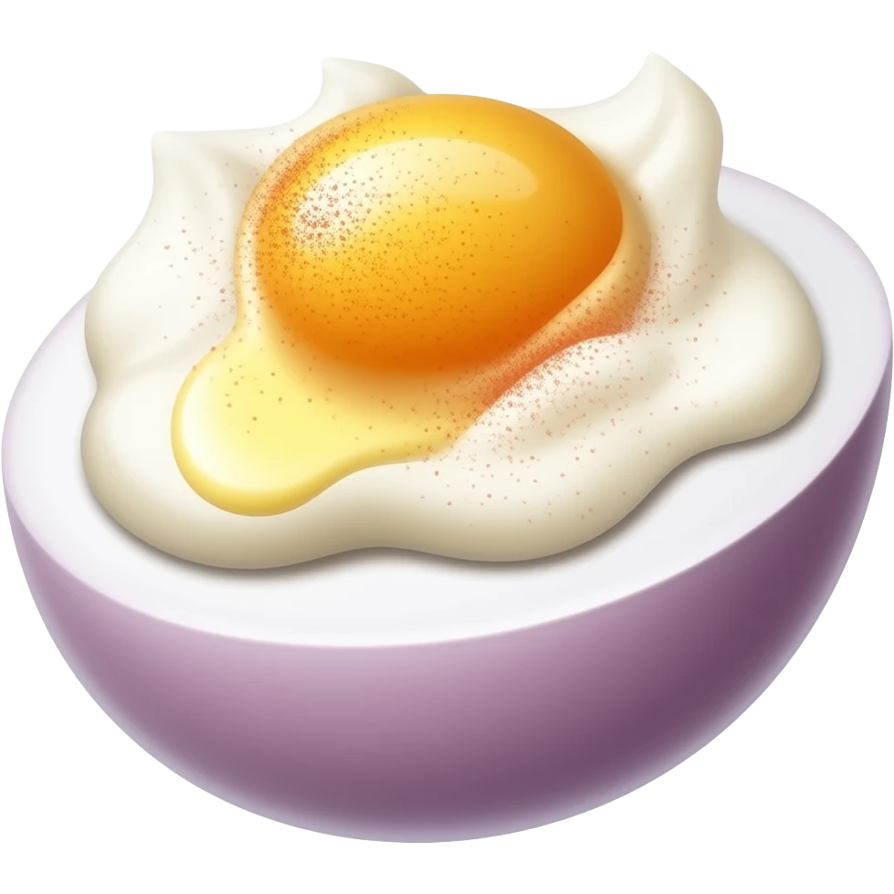Purple deviled eggs with that egg PASTE and paprika in the middle I want the egg so purple, but I want the yolk in the middle yellow emoji