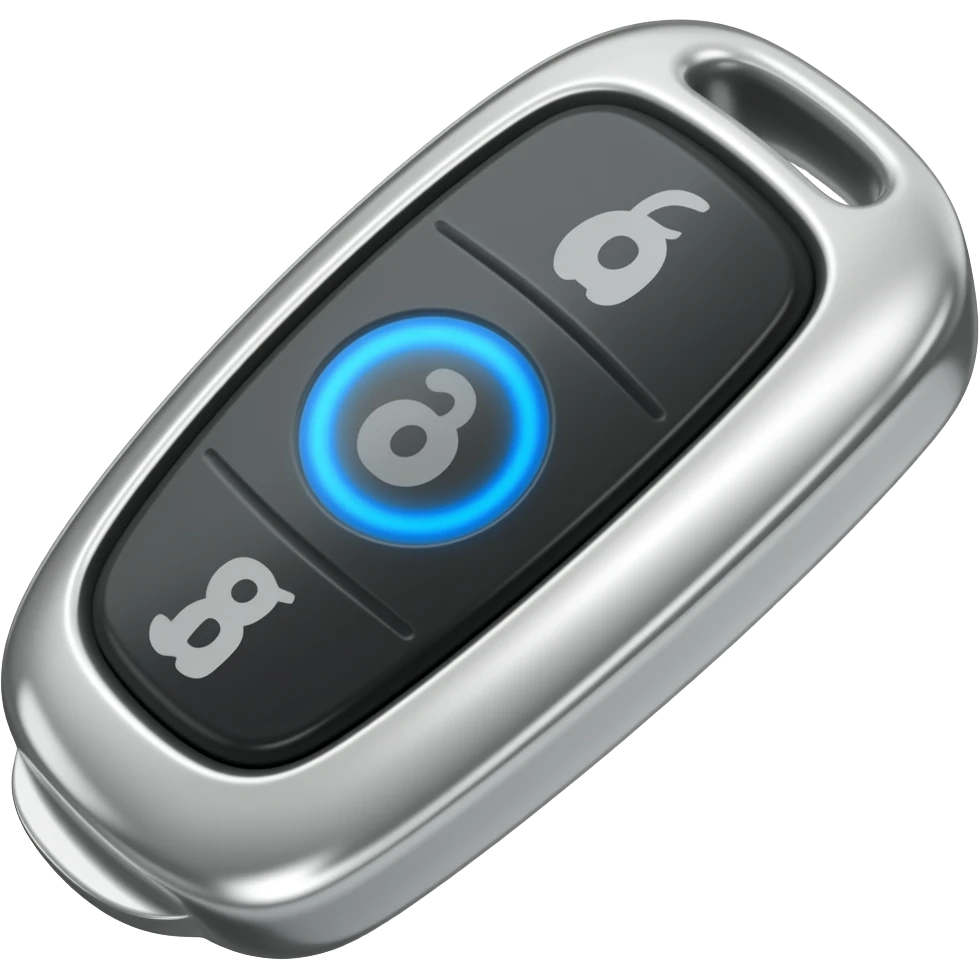 Chiave auto con telecomando emoji