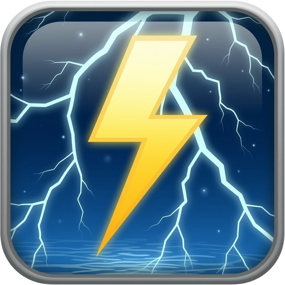 lightning emoji