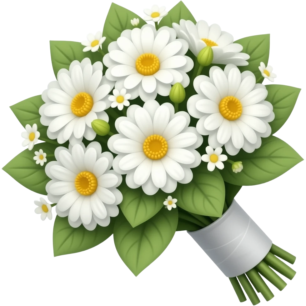 Buquê branco emoji