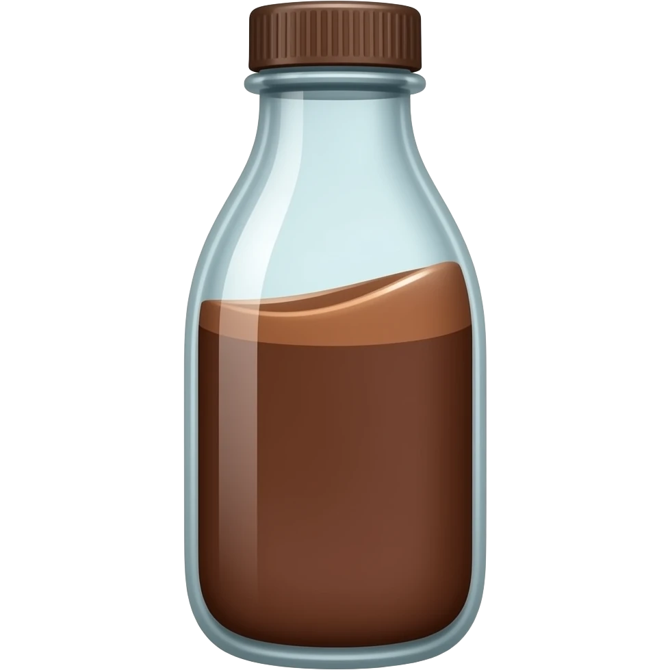 chocolate shake bottlw emoji