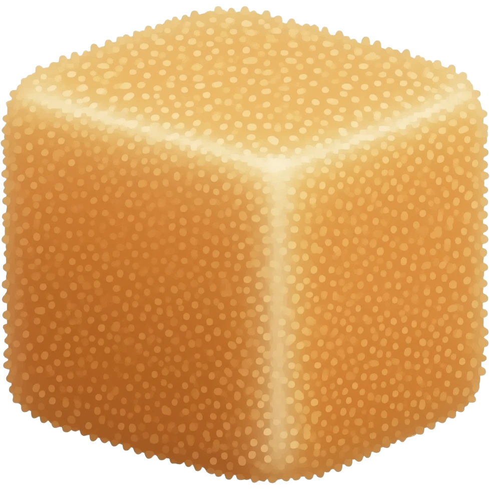 Brown sugar cubes emoji