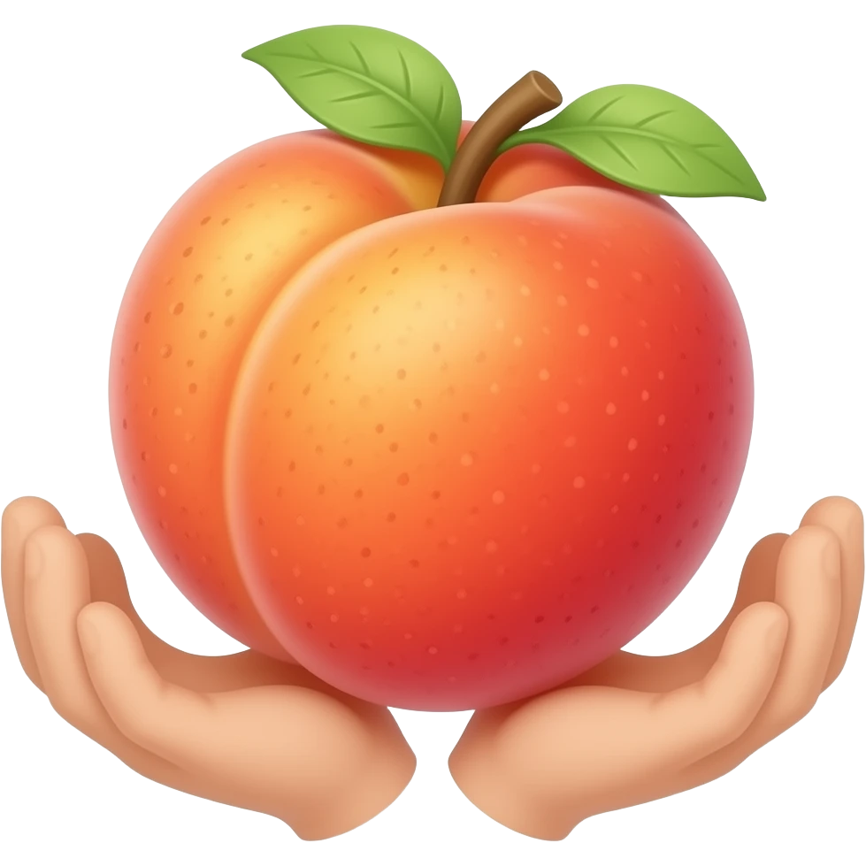 🍑👐 emoji