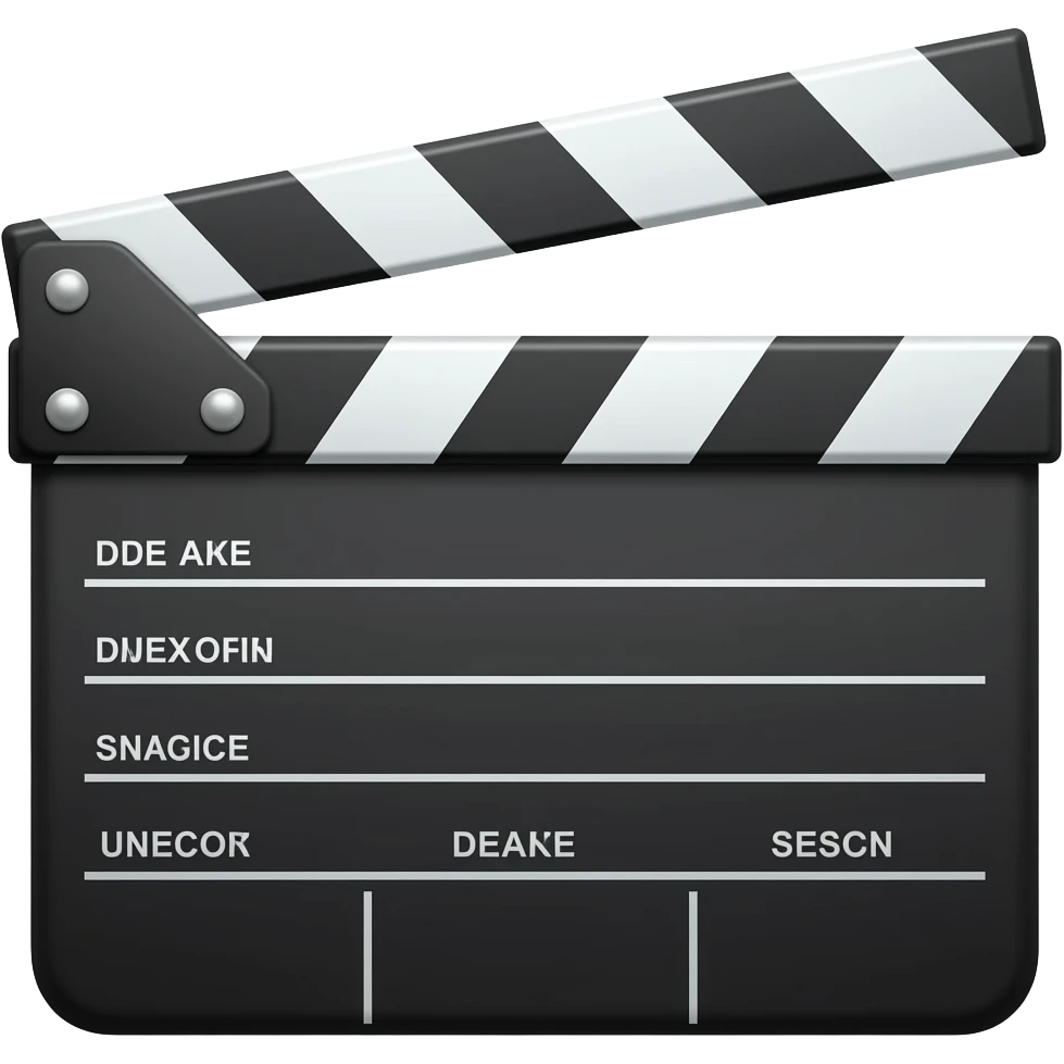 + Clapperboard emoji