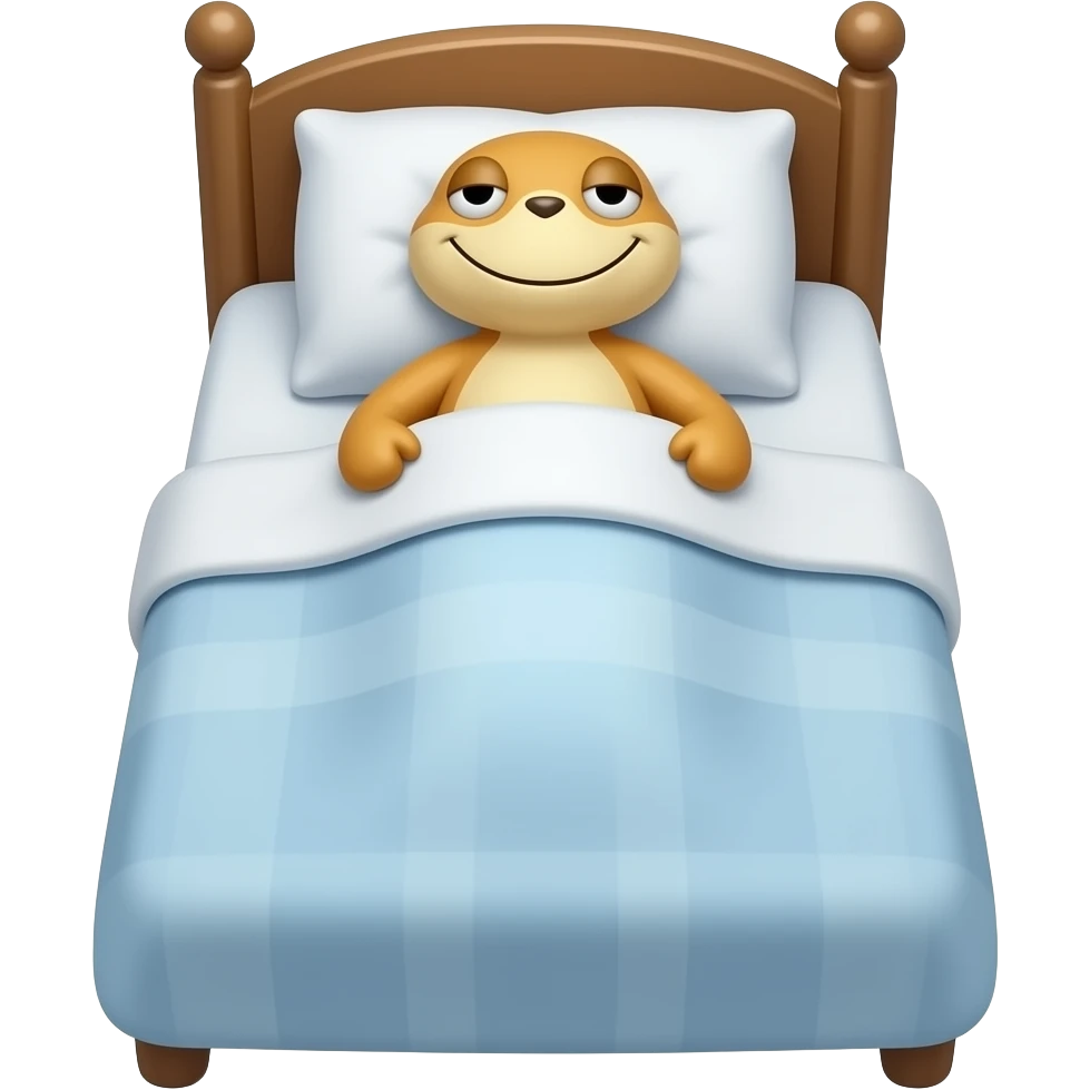 Slowpoke in bed emoji