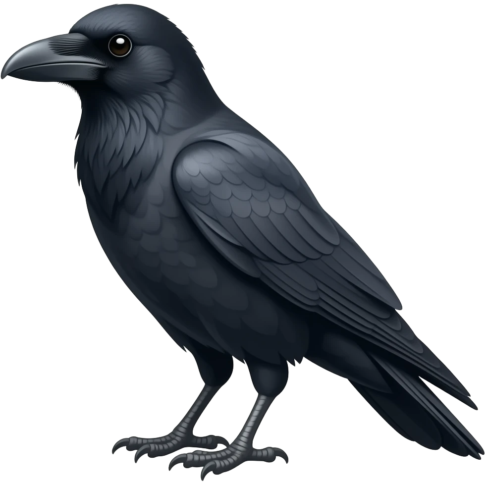 Crow emoji