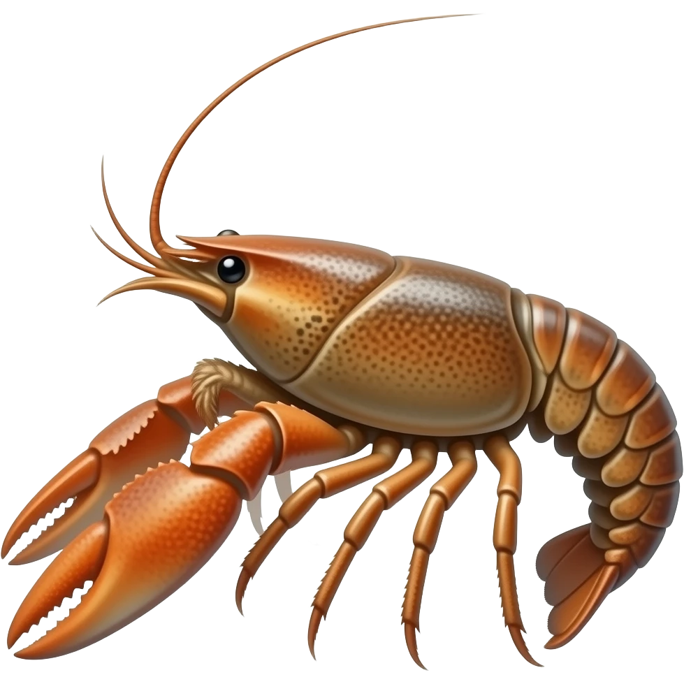 clawfish from the side emoji