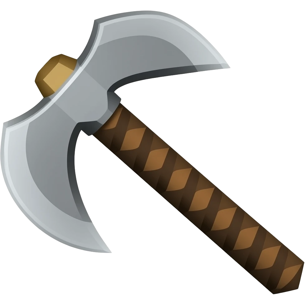 minecraft pickaxe emoji