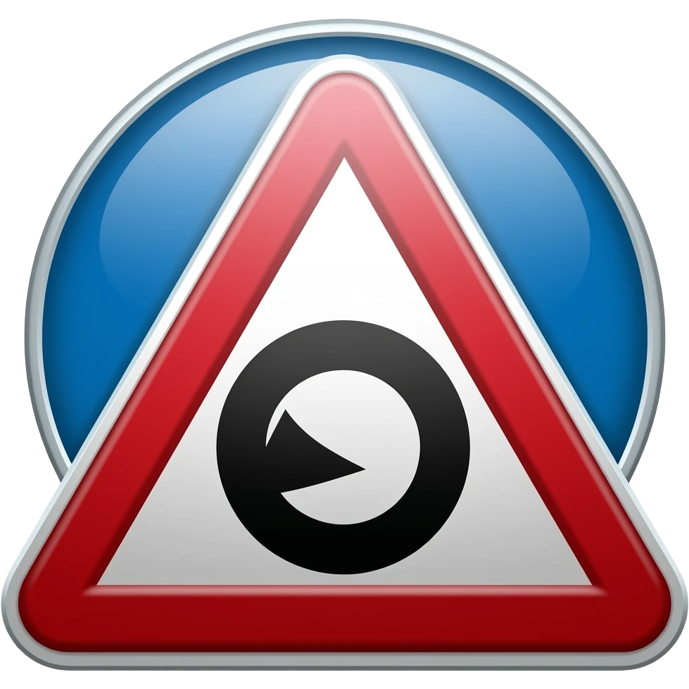 Sign traffic emoji