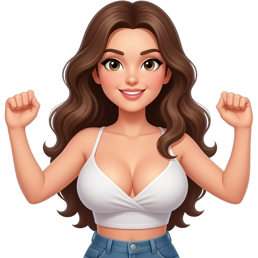 Dancing shake boobs emoji