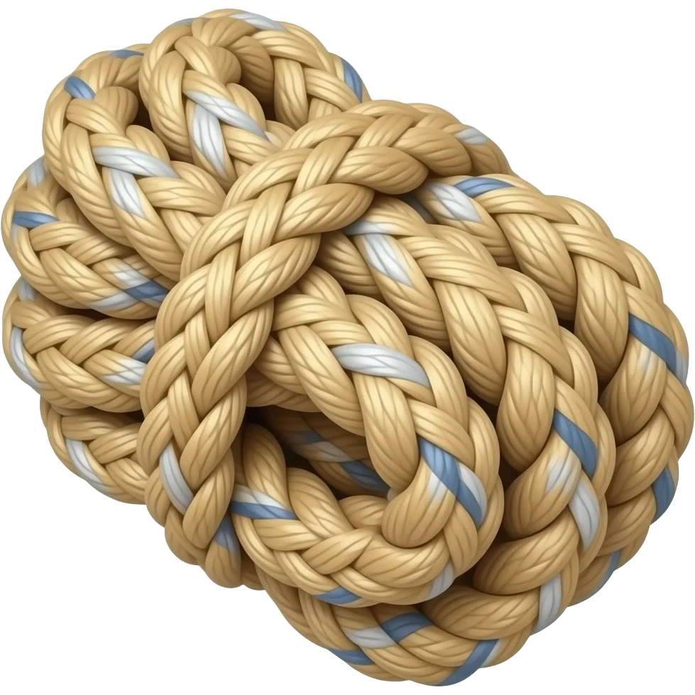 rescue rope, closed and tied emoji