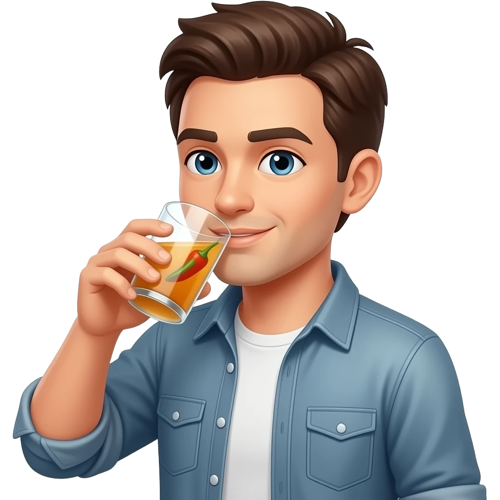 Pepper can drink emoji
