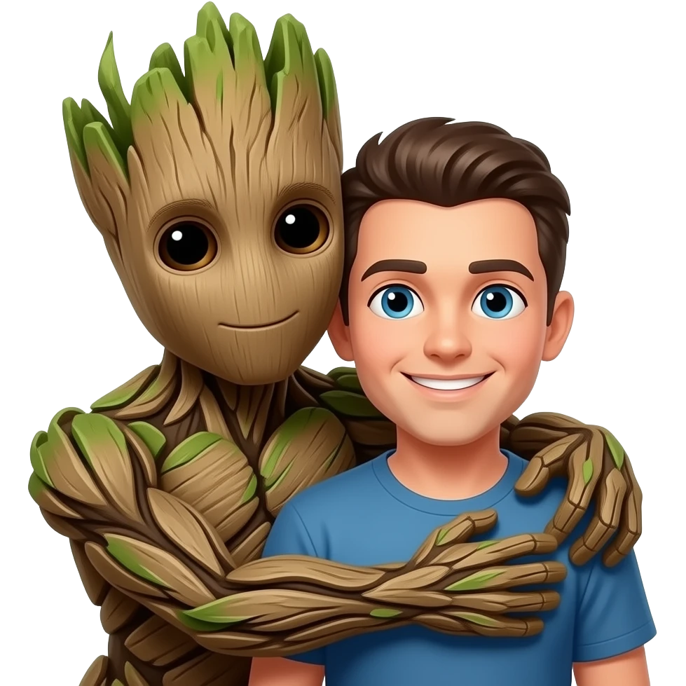 groot hug emoji