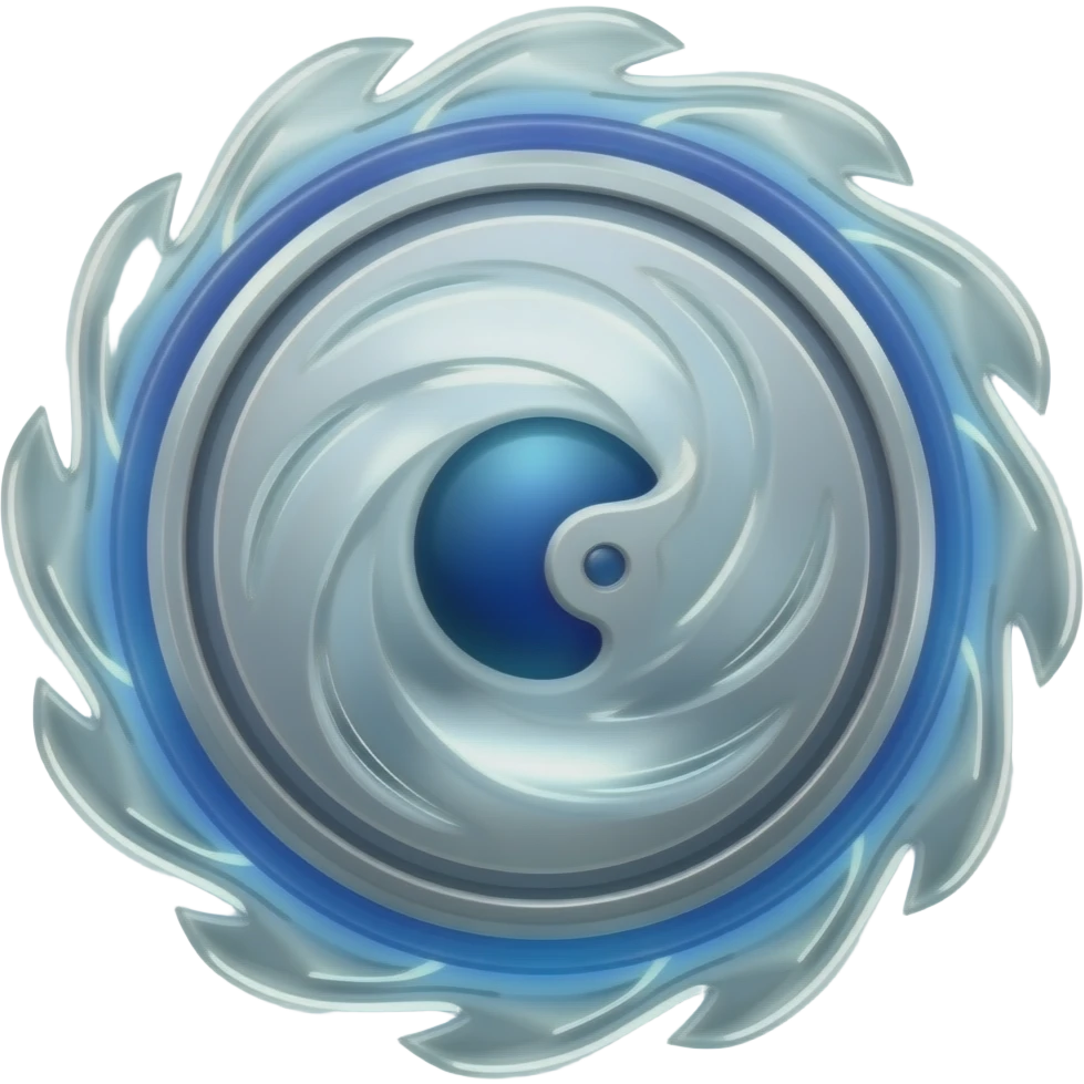 phantom bayblade, semi-transparent metal, ghost energy aura emoji