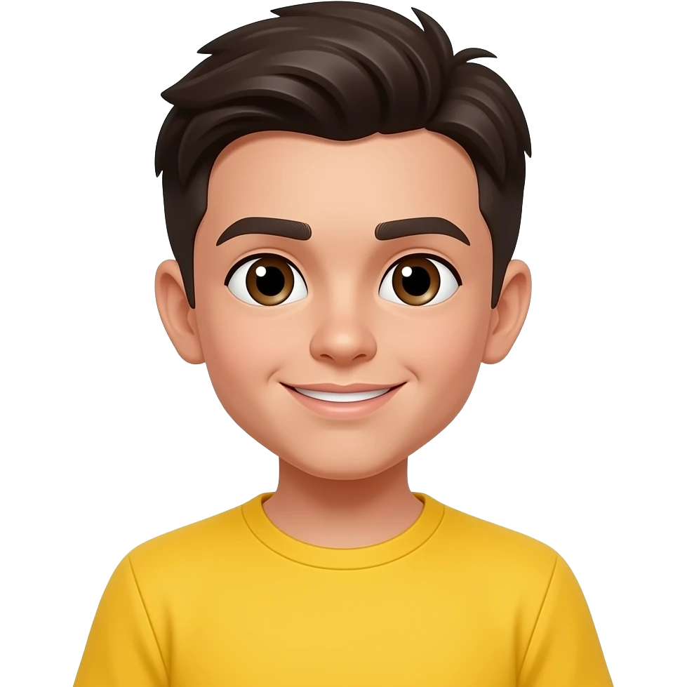 boy kid in yellow emoji
