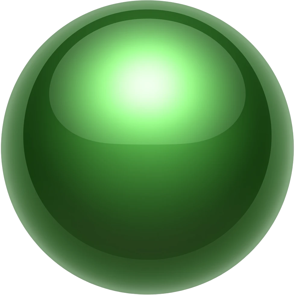 Green Metallic emoji