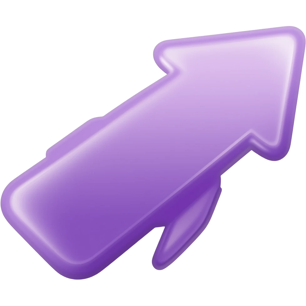 flecha violeta emoji